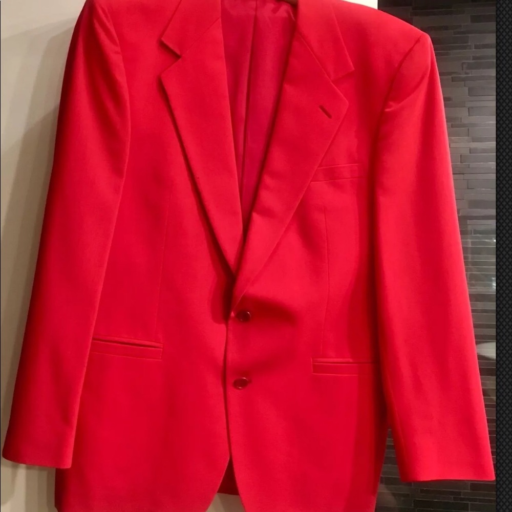 Versace men’s red blazer 40r